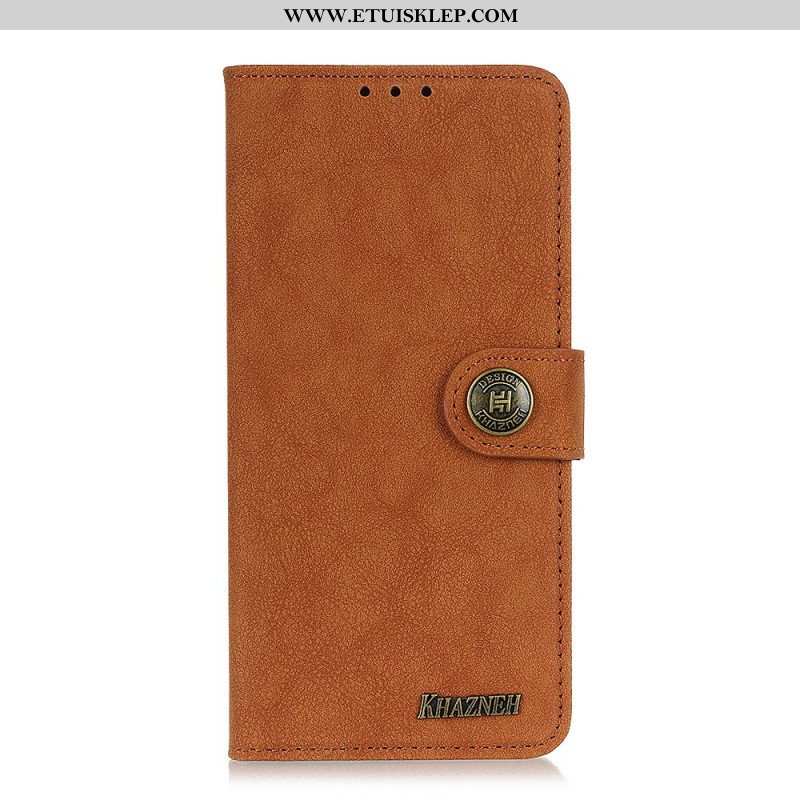 Etui Folio do Poco M4 Pro 5G Dwoina Khazneh W Stylu Retro